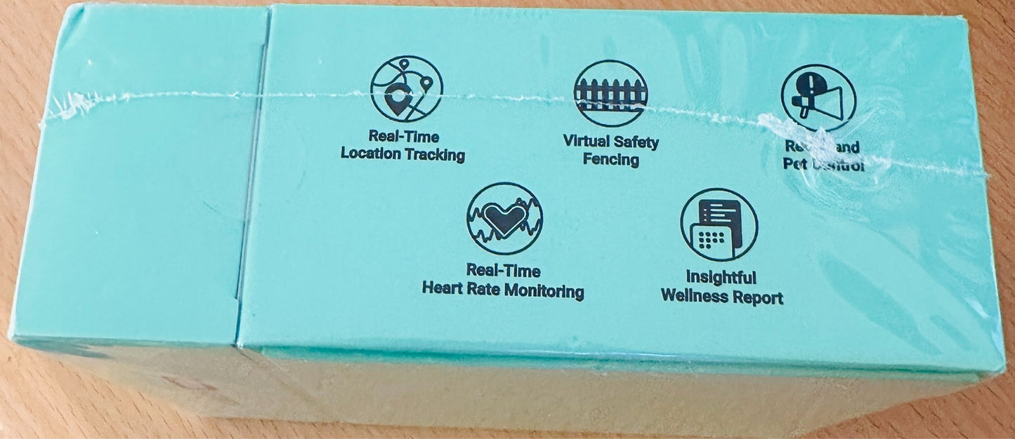 GPS Tracker for Dogs - Wireless Pet Smart Collar with Health Monitor, Waterproof